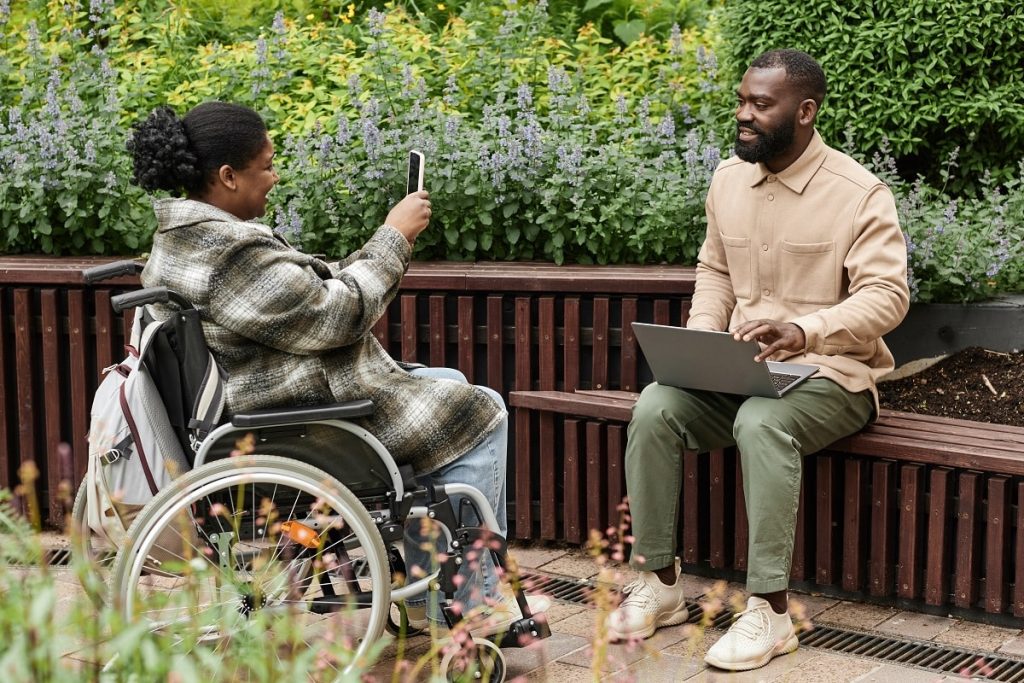 woman with disability