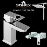 Sonex GRANDY PLUS 754-753 Bath Set – Sonex Sanitary Fittings