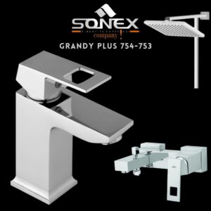 Sonex GRANDY PLUS 754-753 Bath Set – Sonex Sanitary Fittings