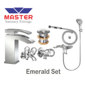 Master Gold Series Emerald Set With Saphire Hand Shower 3085