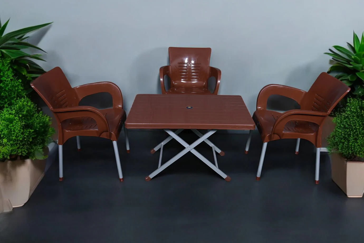 BOSS Relaxo Chair Set with BP-214-S Folding Table