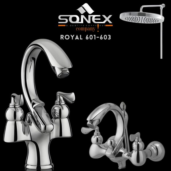 Sonex ROYAL 601-603 Bath Set Chrome – Sonex Sanitary Fitting