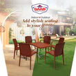 SAAB LEXUS JHONY MODEL SAAB SP-624 WITH RATTAN TOP TABLE SET