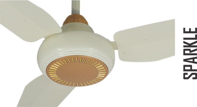 Yashica Ceiling Fan 56- Cooper Wire Office white ( Sparkal)