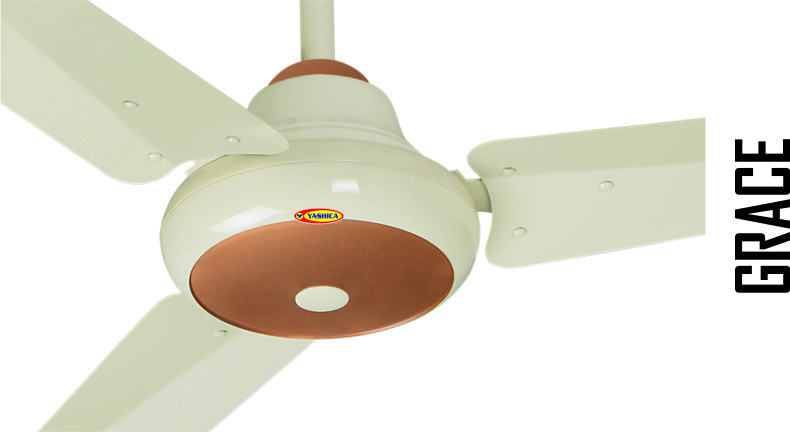 Yashica Ceiling Fan 56- Cooper Wire Office off light Brown