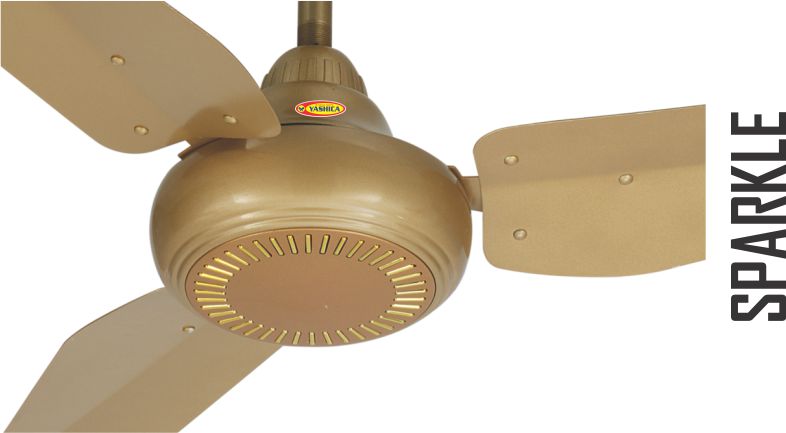 Yashica Ceiling Fan 56- Cooper Wire Golden (Sparkal )