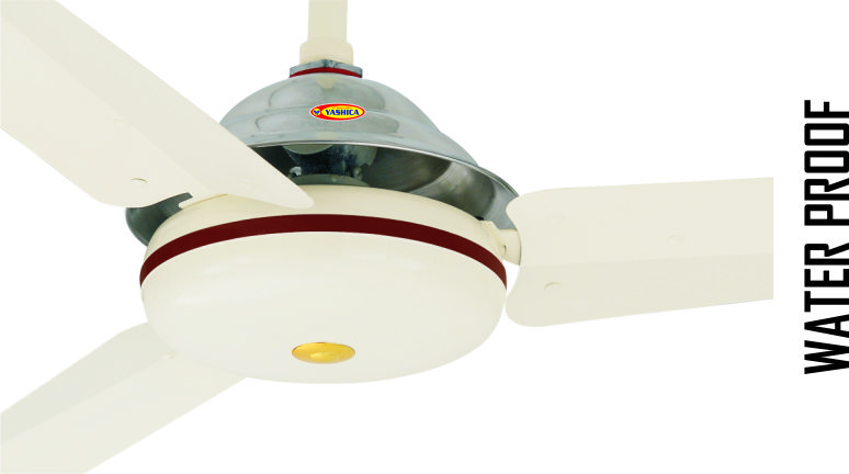Yashica Water Proof Ceiling Fan 56- Cooper Wire off White (Galaxy)
