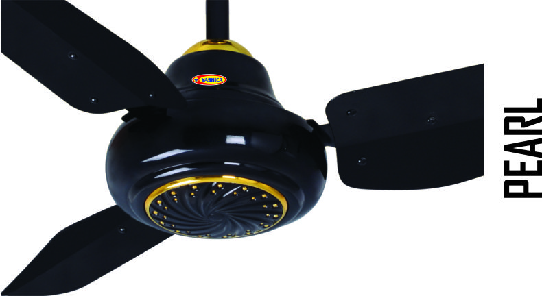 Yashica Ceiling Fan 56- Cooper Wire Black ( Pearl)