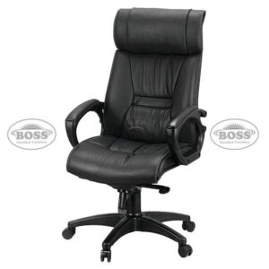 Boss Office Chair B-517 President High Back Leather
