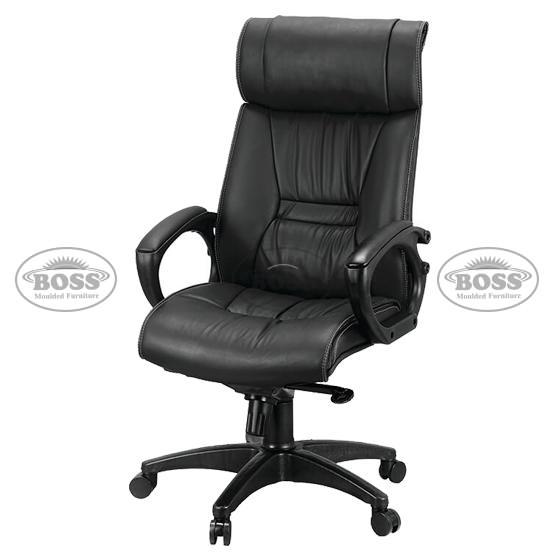 Boss Office Chair B-517 President High Back Leather