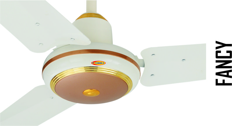 Yashica Model Fancy Ceiling Fan 56- Cooper Wire Off white