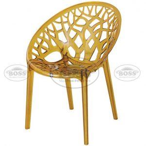 Boss BP-309-PC Poly Carbonate Crystal Tree Chair - Image 2
