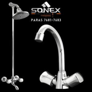 Sonex PARAS 7681-7683 Bath Set – Sonex Sanitary Fittings