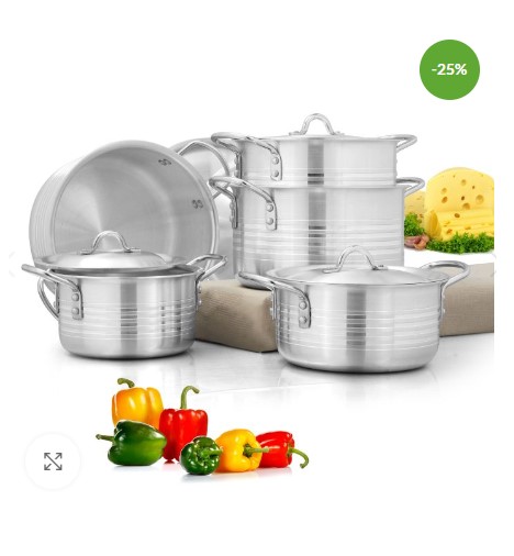 AR Royal Jadeed Metal Finish Set