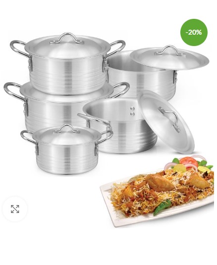 AR Super Jadeed Metal Finish Set 10 Pcs.