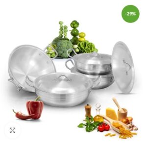 AR Wok Round Jumbo 8 Pcs.