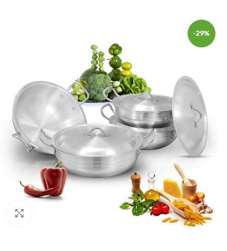 AR Wok Round Jumbo 8 Pcs.