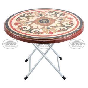 Boss BP-215-S Steel Plastic Round Table 39″ With Sticker