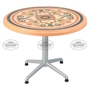 Boss BP-290-S Steel Plastic Round Table 39″ With Sticker