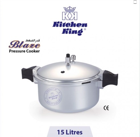 Kitchen King Pressure Cooker (Blaze) – 15 Liters