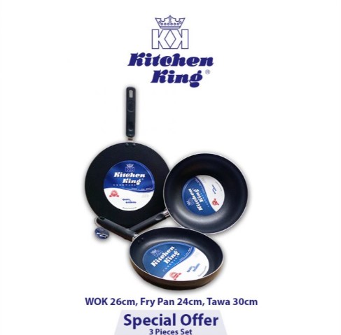 Kitchen King ― Special Offer 3 Pieces Set ― Non Stick