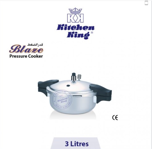 Kitchen King Pressure Cooker (Blaze) – 3 Liters