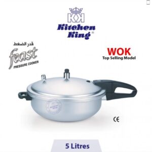 Kitchen King Wok Pressure Cooker (feast) – 5 Liters