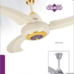 Mubark Ceiling Fan 2156″- Cooper Wire ( Off White & Gold ) Crystal