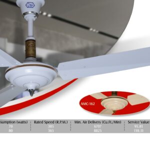 AL Meraj Fans Deluxe Ceiling Fan 56"- Cooper Wire