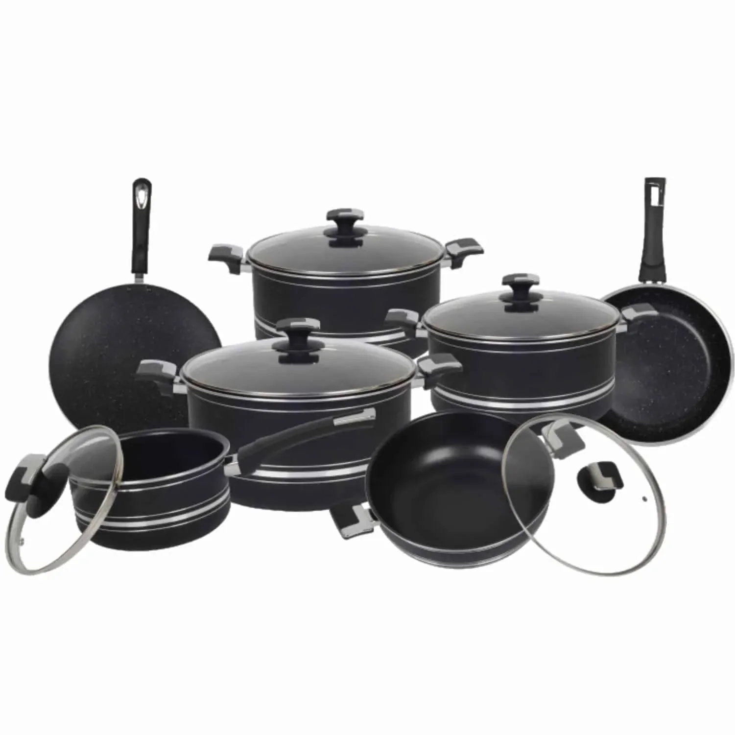 D-161 – Nonstick Jumbo Gift Set – 22 Pcs (Interior+Exterior Marble) - Image 7