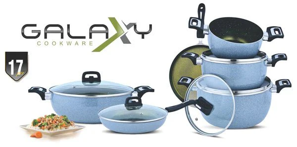 D-166 Nonstick Galaxy Gift Set 17-pcs - Image 2