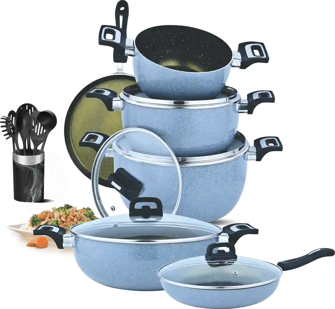D-166 Nonstick Galaxy Gift Set 17-pcs - Image 3