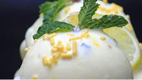 Lemon And Mint Ice Cream